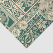 装飾植物性アールヌーボー模様 薄葉紙 (詳細)