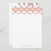 装飾模様のノートカード ノートカード (正面/裏面)