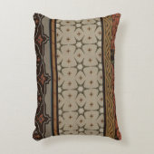 装飾模様を有する織機織物 アクセントクッション (正面(垂直))
