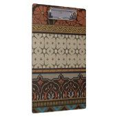 装飾模様を有する織機織物 クリップボード (右)