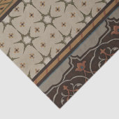 装飾模様を有する織機織物 薄葉紙 (詳細)