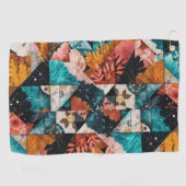 装飾模様ゴルフタオル ゴルフタオル (横)