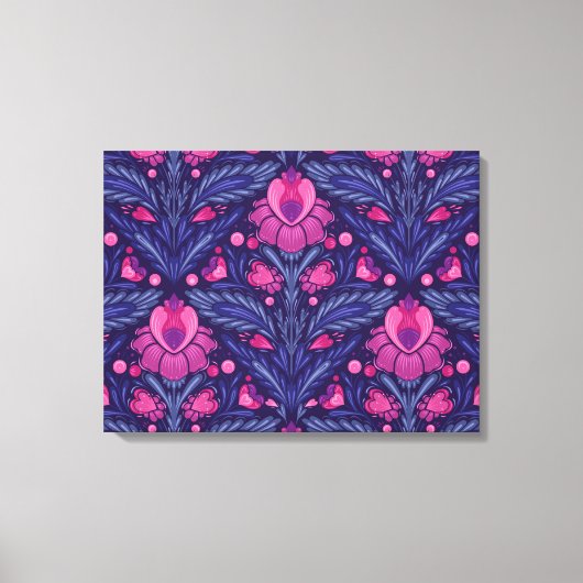 装飾模様(ハート) キャンバスプリント (正面)