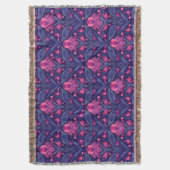 装飾模様(ハート) スローブランケット (正面縦)