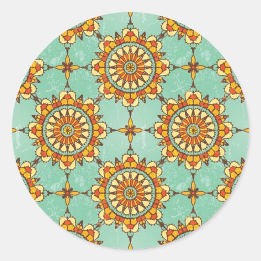 装飾模様 ラウンドシール (正面)