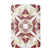 装飾模様、抽象芸術、エレガントデザイン バスマット (正面縦)