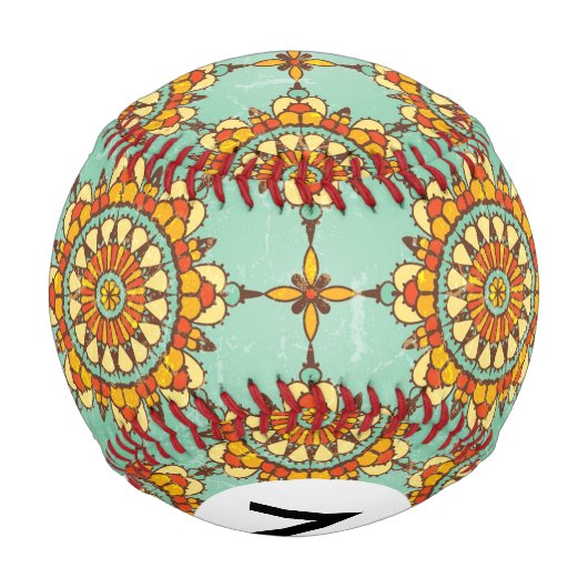 装飾模様 野球ボール (裏面)