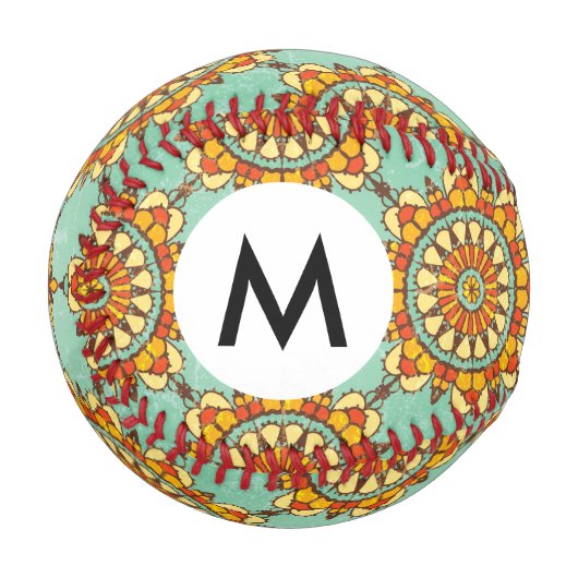 装飾模様 野球ボール (正面左)