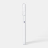装飾渦巻き模様の部族狼 iPhone 16ケース (左側面)