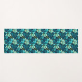 装飾熱帯風ビーズネイビーターコイズヨガマット ヨガマット (正面(横))