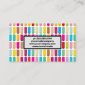 装飾爪、 ネイルデザイン | 爪、 ネイルポーランドブラシ 名刺 (裏面)