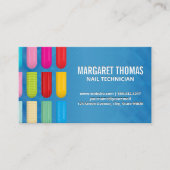 装飾爪、 ネイル | ウォメンズ美しいペディキュア 名刺 (正面)