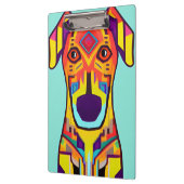 装飾犬イラストレーション クリップボード (左)