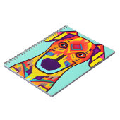 装飾犬イラストレーション ノートブック (左側)