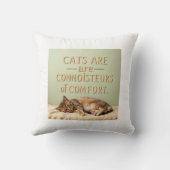 装飾猫好きソフトスタイリッシュデザイン クッション (裏面)