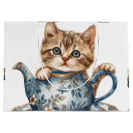 装飾猫抱き枕 ラージペーパーバッグ