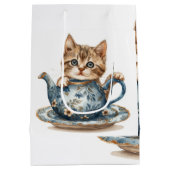 装飾猫詳細抱き枕 ミディアムペーパーバッグ (裏面)