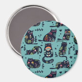 装飾猫 マグネット (正面/裏面)