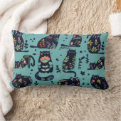 装飾猫 ランバークッション (ブランケット)