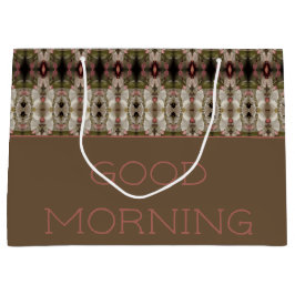 装飾用たうご・バラ色ピンク ラージペーパーバッグ