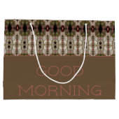 装飾用たうご・バラ色ピンク ラージペーパーバッグ (裏面)