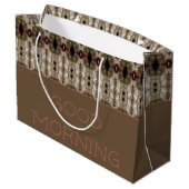 装飾用たうご・バラ色ピンク ラージペーパーバッグ (裏面アングル)