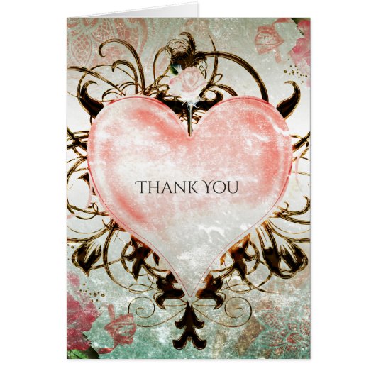 装飾用のエレガントな花のヴィンテージのハートのモモ (正面)