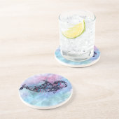 装飾用のシルエットのクジラ コースター (側面)