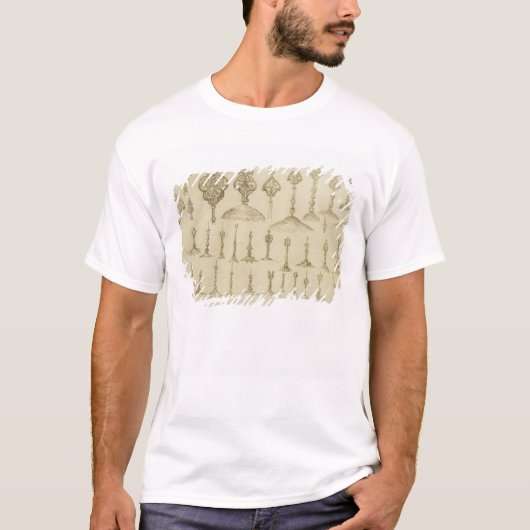 装飾用のノブはドームそして光塔として、のために形づきました Tシャツ (正面)