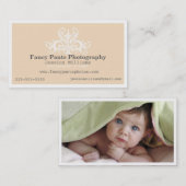 装飾用の写真撮影 名刺 (正面/裏面)