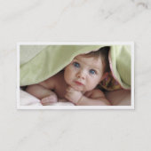 装飾用の写真撮影 名刺 (裏面)