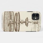 装飾用の天使が付いている中庭の噴水 Case-Mate iPhoneケース (裏面(横))
