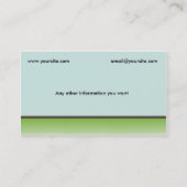 装飾用の木の名刺 名刺 (裏面)