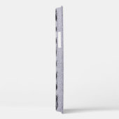 装飾用の白いレース、孤立した黒の背景。 Case-Mate iPhoneケース (裏面 / 右)