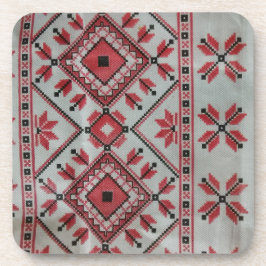 装飾用の赤と黒のコースター コースター