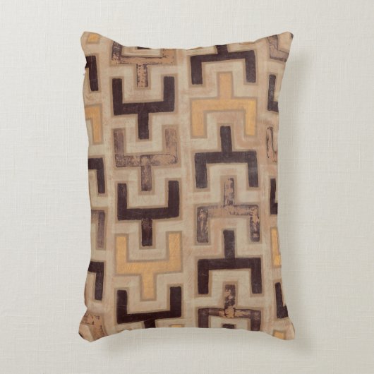 装飾用アフリカムードクロス模様 アクセントクッション (正面(垂直))