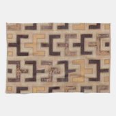 装飾用アフリカムードクロス模様 キッチンタオル (横)