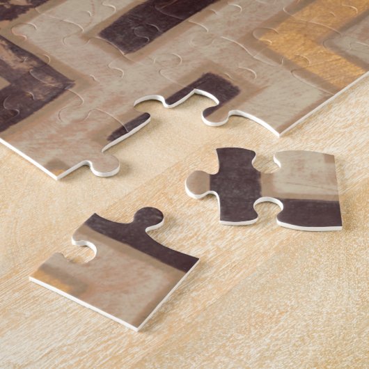 装飾用アフリカムードクロス模様 ジグソーパズル (側面)