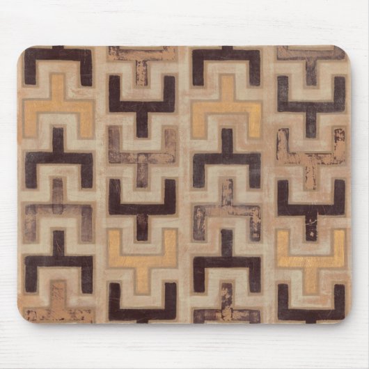 装飾用アフリカムードクロス模様 マウスパッド (正面)