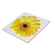 装飾用イエローガーベラデイジー接写 タイル (側面)