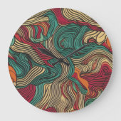 装飾用ウォールアート&デコールクロック ラージ壁時計 (正面)