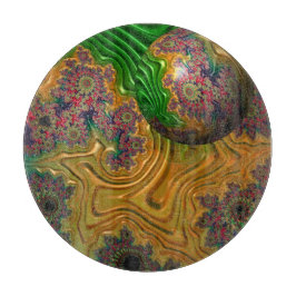 装飾用ガラスの切り板で浮いているだけ カッティングボード