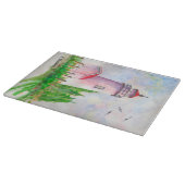 装飾用ガラス板 – 灯台 カッティングボード (角)