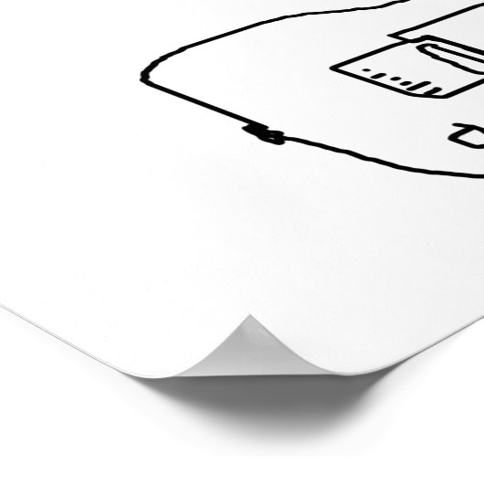 装飾用ギター ポスター (角)