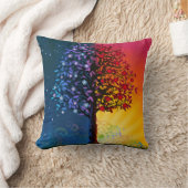 装飾用クッションお洒落な生命の樹 クッション (ブランケット)