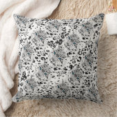 装飾用クッションかヒョウ クッション (ブランケット)