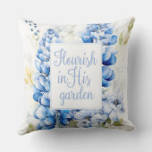 装飾用クッションが彼の庭のイースターギフトで繁栄 クッション (裏面)