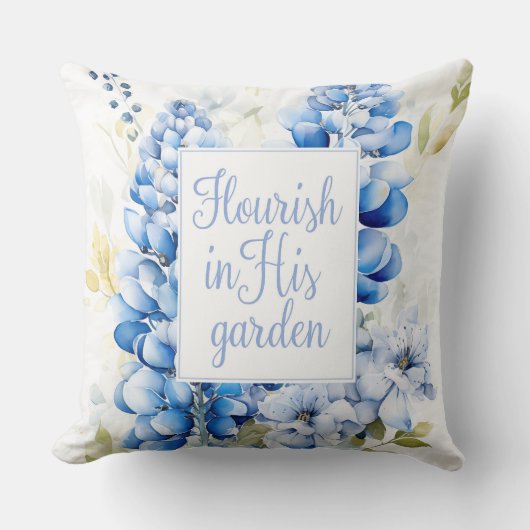 装飾用クッションが彼の庭のイースターギフトで繁栄 クッション (正面)