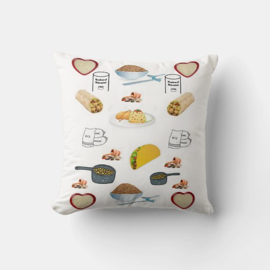 装飾用クッションご飯 クッション (正面)
