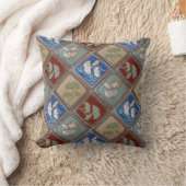 装飾用クッションとイチョウ瓦 クッション (ブランケット)